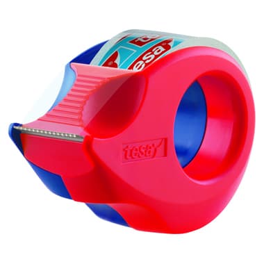tesa Handabroller Mini 19mmx10m rt/bl