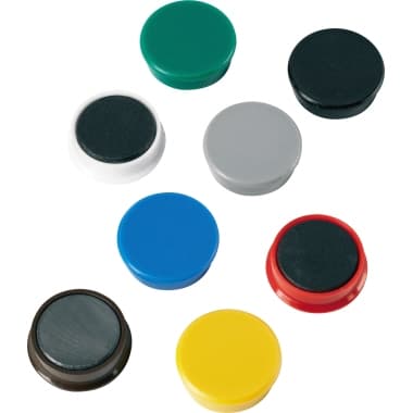 Alco Kraftmagnete 38mm farbig sort 10 St.