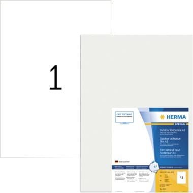Herma Etikett Outdoor 297x420mm weiß 40 St./Pack.