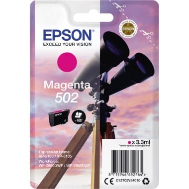 Epson Tintenpatrone 502 165S magenta