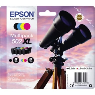 Epson Tintenpatrone 502XL sw/c/m/y 4St