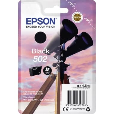 Epson Tintenpatrone 502 210S schwarz