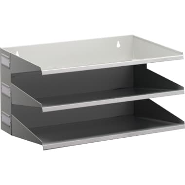 Durable Sortierstation A4/Folio 3Fächer Metall gr