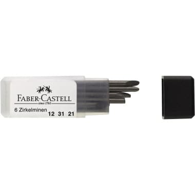 Faber-Castell Zirkelmine in Dose 6 St.