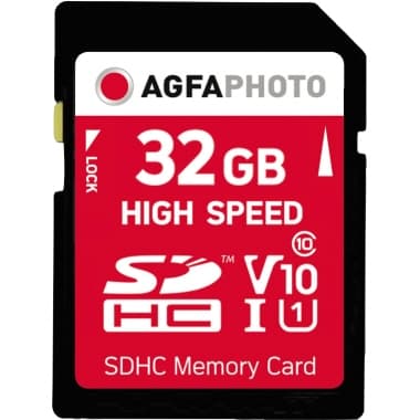 AgfaPhoto Speicherkarte SDHC High Speed 32GB Class10