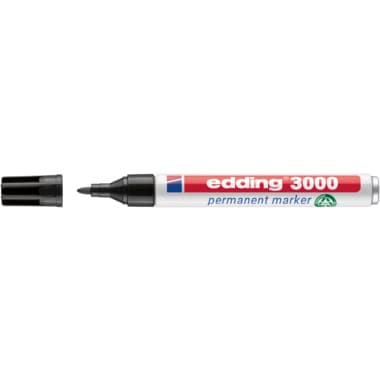 edding Permanentmarker 3000 1,5-3mm Rundspitze sw