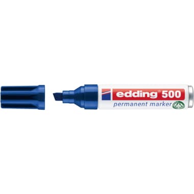 edding Permanentmarker 500 2- 7mm nachfüllbar Keilspitze bl