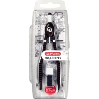 Herlitz Schnellverstellzirkel my.pen schwarz/grau