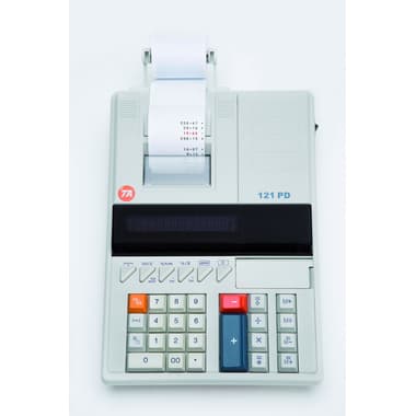 Triumph-Adler Tischrechner 121 PD Eco 12Zeichen Netz ws