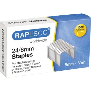 Rapesco Heftklammern 24/8mm 1.000 St./Pack.