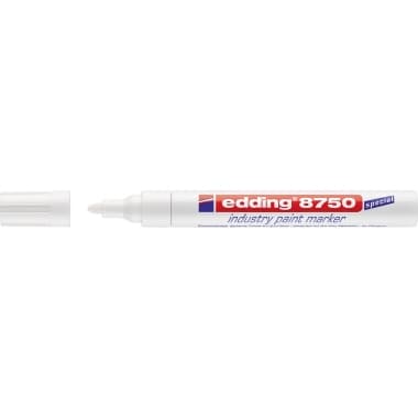 edding Industrie Lackmarker 8750 2-4mm Rundspitze ws