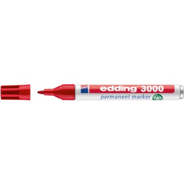 edding Permanentmarker 3000 1,5-3mm Rundspitze rt