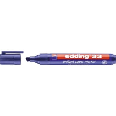 edding Pigmentmarker 33 1- 5mm Keilspitze bl