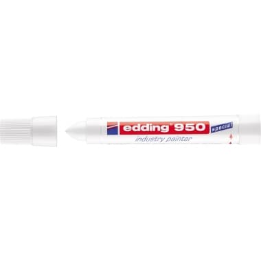 edding Industriemarker 950 10mm Pastenspitze ws