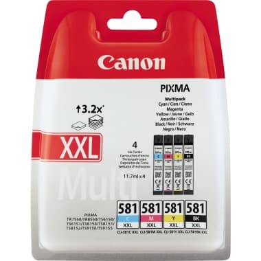 Canon Tintenpatrone CLI581XXL sw/c/m/y 4St