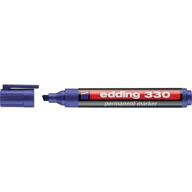 edding Permanentmarker 330 1- 5mm Keilspitze bl
