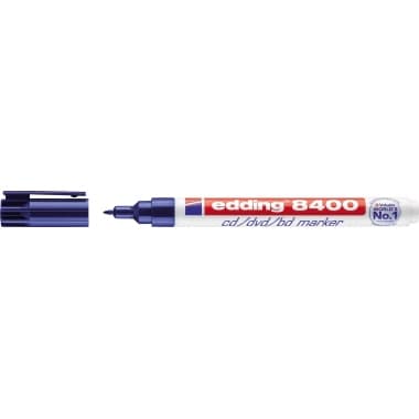 edding CD/DVD-Marker 8400 0,5-1mm Rundspitze bl