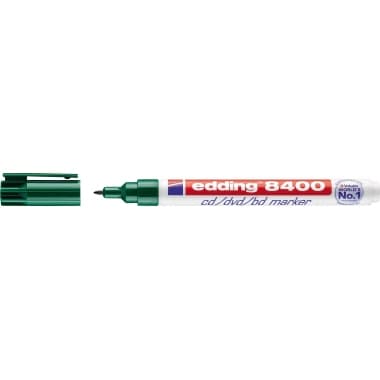 edding CD/DVD-Marker 8400 0,5-1mm Rundspitze gn