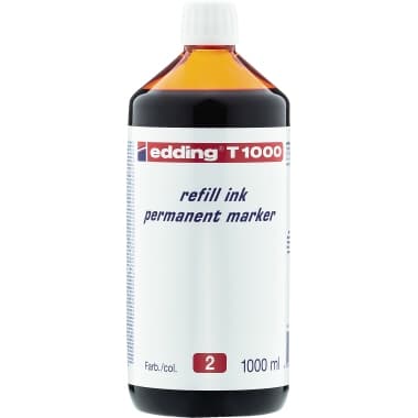 edding Nachfülltusche T1000 1.000ml rot