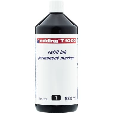 edding Nachfülltusche T1000 1.000ml schwarz