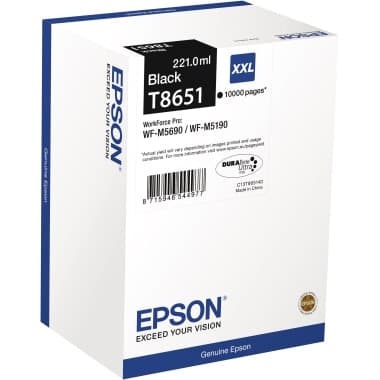 Epson Tintenpatrone T8651 221ml schwarz