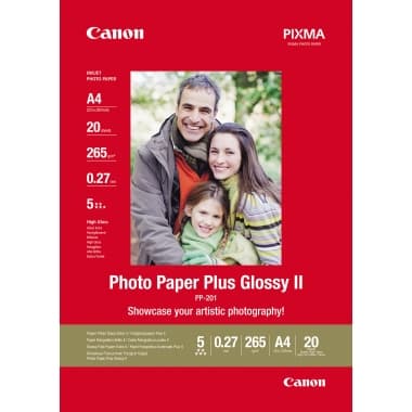 Canon Fotopapier Plus Glossy II DIN A4 ws 20 Bl.