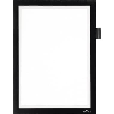 Durable Informationsrahmen DIN A4 magnetisch sw