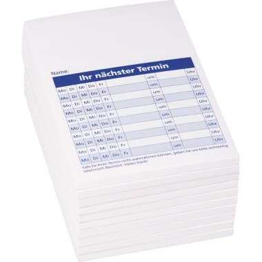 König & Ebhardt Terminzettel A7 50Bl. 10 St./Pack.