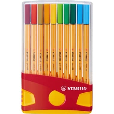 Stabilo Tintenschreiber point 88 20St. in 20 Farben
