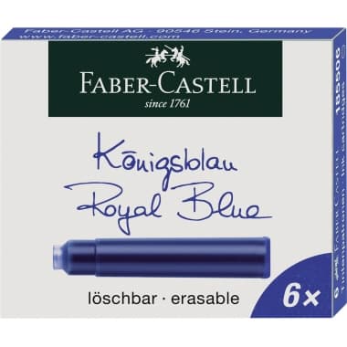 Faber-Castell Tintenpatronen Standard königsblau 6 St.