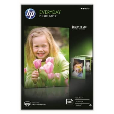 HP Fotopapier 10x15cm glänzend 100Bl.
