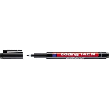 edding Folienschreiber 142 M 1mm permanent schwarz