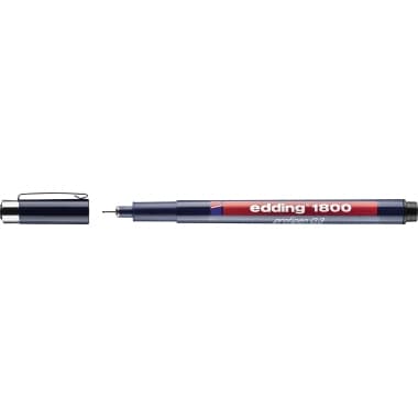 edding Feinschreiber 1800 profipen 0,35mm sw