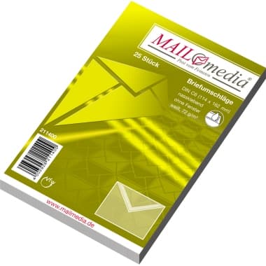 MAILmedia Briefumschlag C6 nk oF ws 25 St.