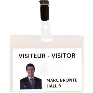 Djois Besucher-Namensschild 82,5x103mm tr 25 St.