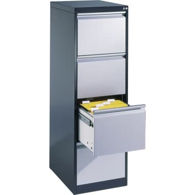 C+P Hängeregistratur-Schrank Acurado A4 4Schübe sgr/lgr