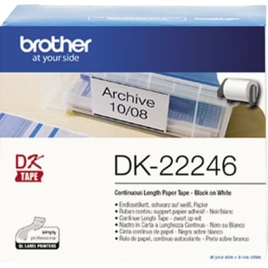 Brother Endlosetikettenrolle 103mmx30,48m weiß