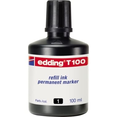 edding Nachfülltusche T100 100ml schwarz