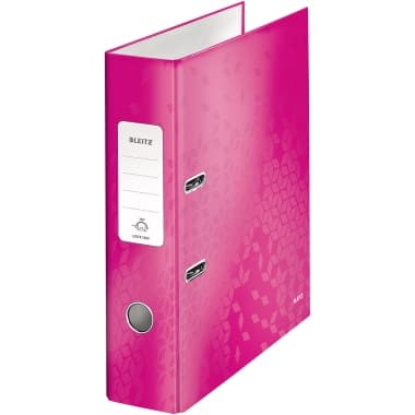 Leitz Ordner WOW DIN A4 80mm Pappe pink