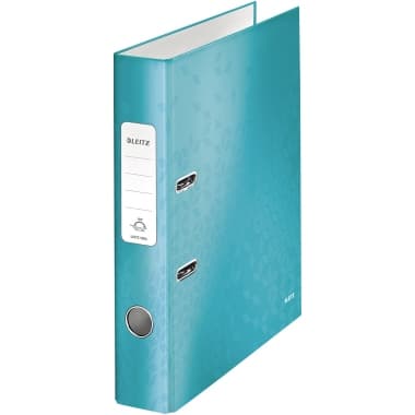 Leitz Ordner WOW DIN A4 50mm Pappe eisblau