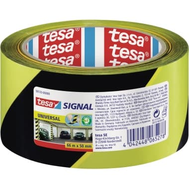 tesa Signalklebeband 50mmx66m bedruckt ge sw