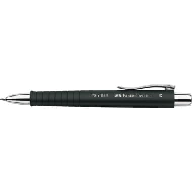 Faber-Castell Kugelschreiber POLY BALL M Mine bl Schaft sw
