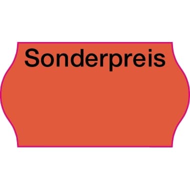 CreenLine Etikett Sonderpr. 26x12mm G2 rt 18x1.500St.