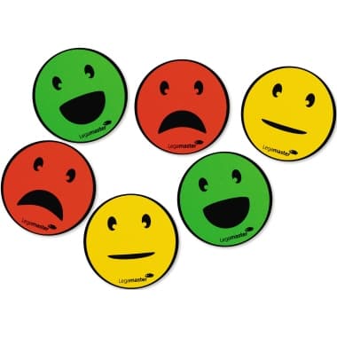 Legamaster Magnet Emoticon sort 50mm 6 St./Pack.