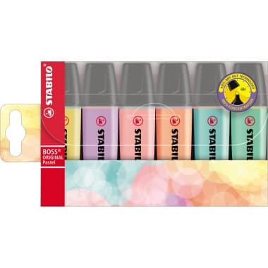 Stabilo Textmarker BOSS ORIGINAL Pastel 6 St.