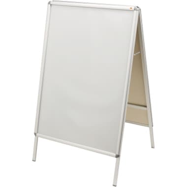 Nobo Plakatständer DIN A0 Alurahmen silber