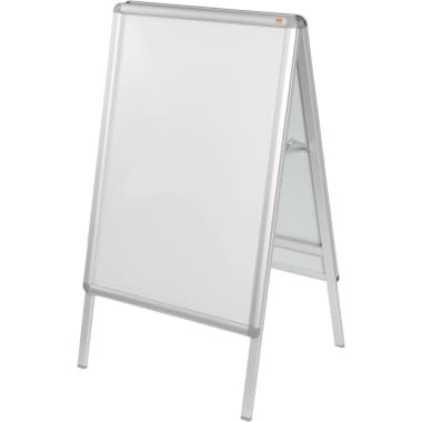 Nobo Plakatständer DIN A1 Alurahmen silber