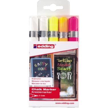 edding Kreidemarker 2 - 3 mm 5 St.
