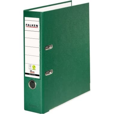 Falken Ordner S80 DIN A4 80mm PP grün