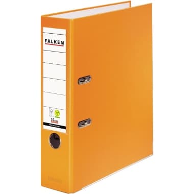 Falken Ordner S80 DIN A4 80mm PP orange